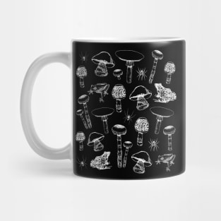 Magic mushrooms and frogs Mug